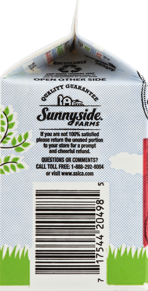 Sunnyside Farms Half & HalfPlanogramLeft