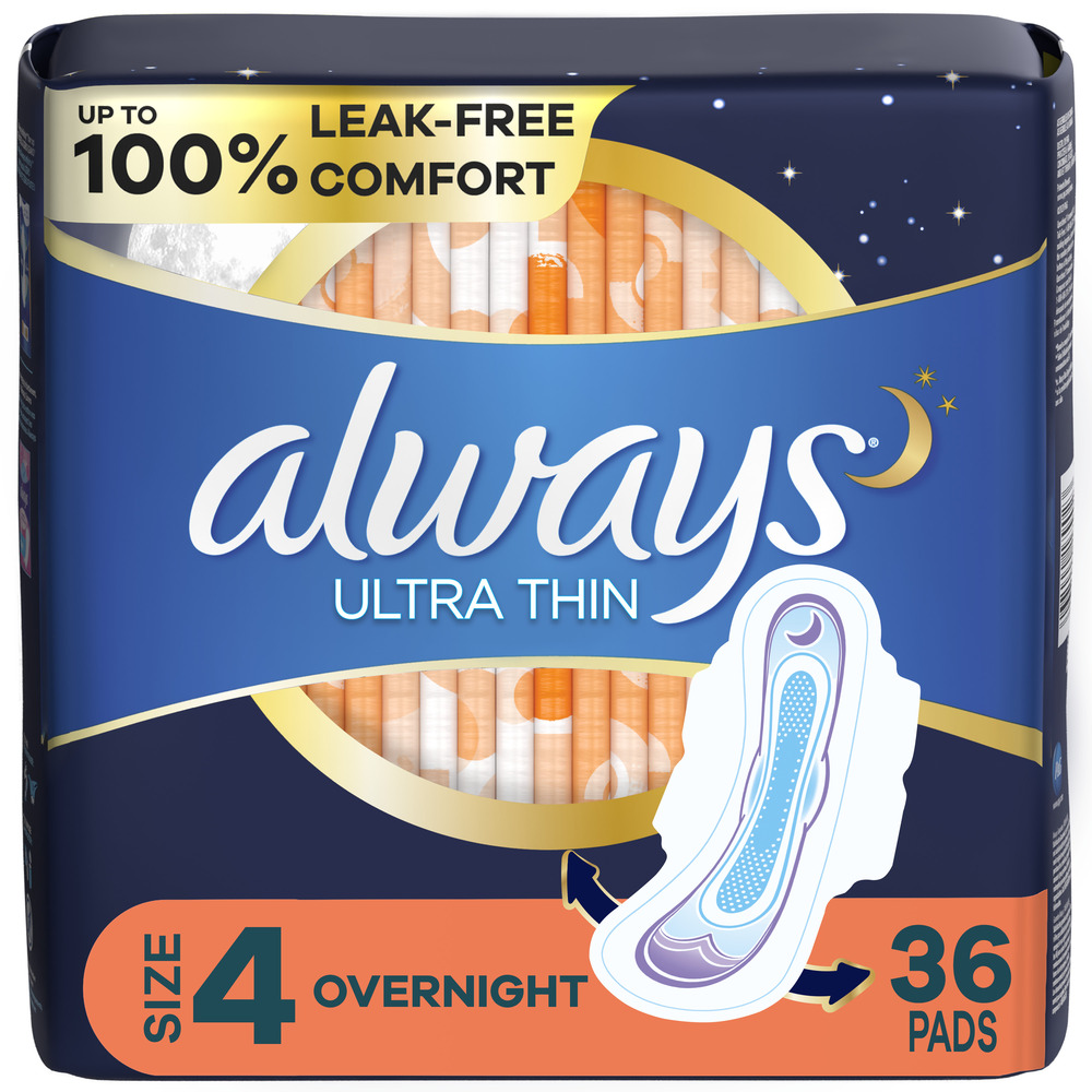 Always Xtra Protection 3-in-1 Daily Liners for Women, Extra Long, 36 CT -  36 ea