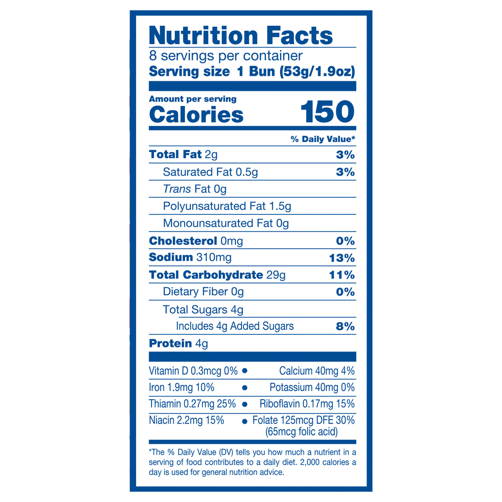 Wonder Hamburger Buns, ClassicNutritionFacts