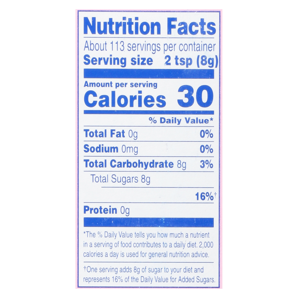 C H Premium Pure Cane Granulated Sugar Nutrition Facts c-h-premium-pure-cane-granulated-sugar-nutrition-facts