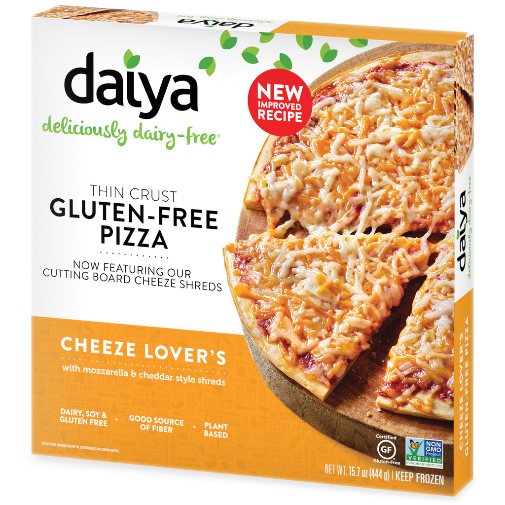 Daiya Pizza, Gluten-Free, Thin Crust, Cheese
