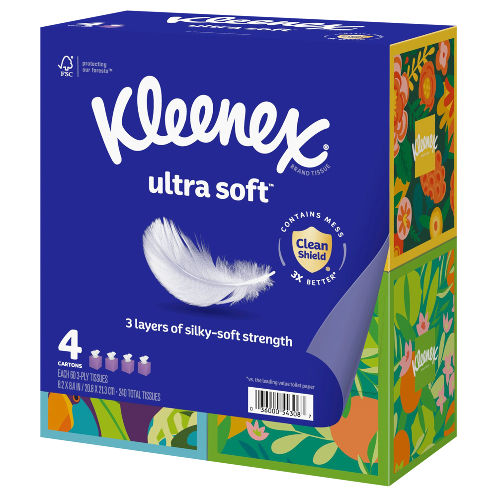 Kleenex Ultra Soft Tissues 3 Ply