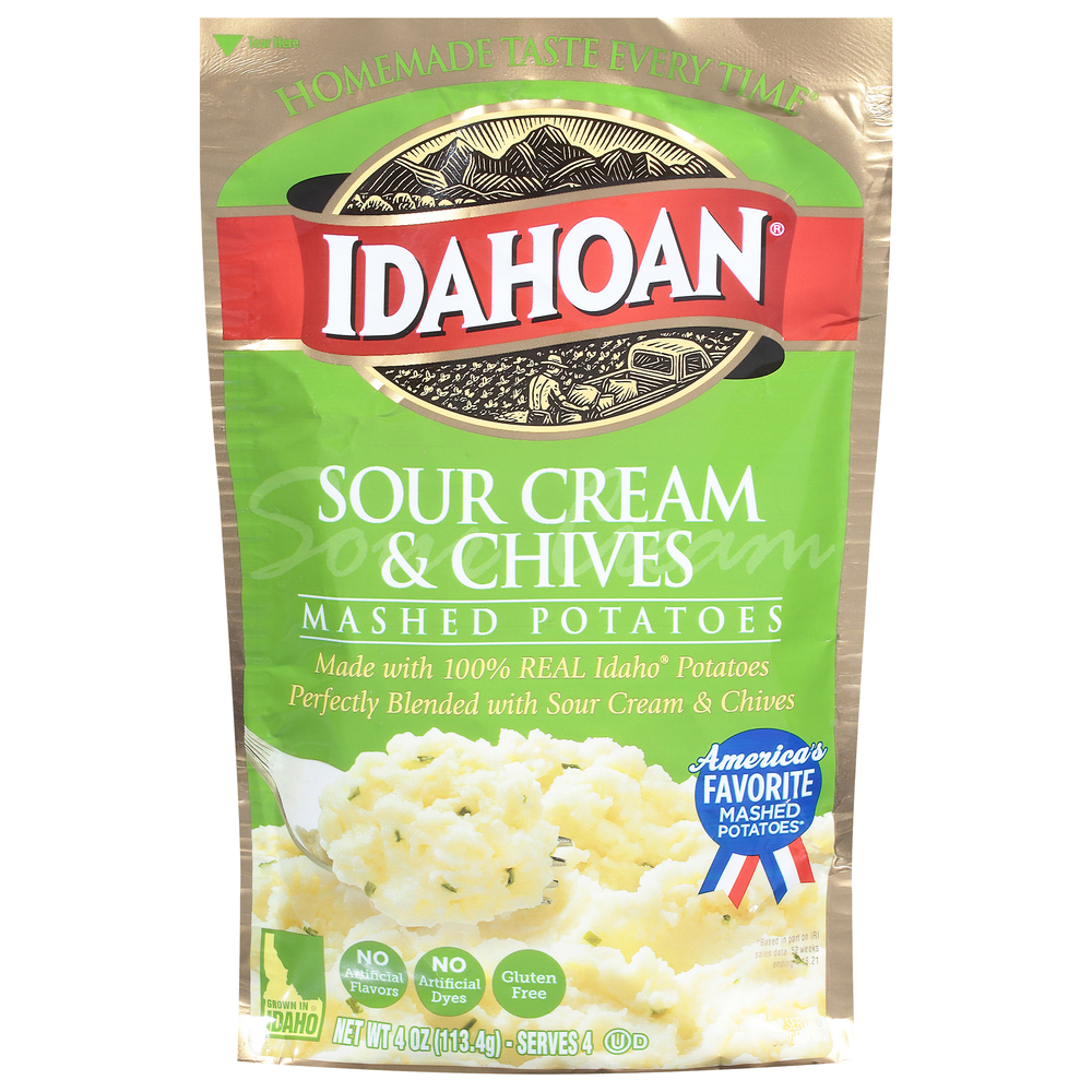 Idahoan Mashed Potatoes Sour Cream Chives