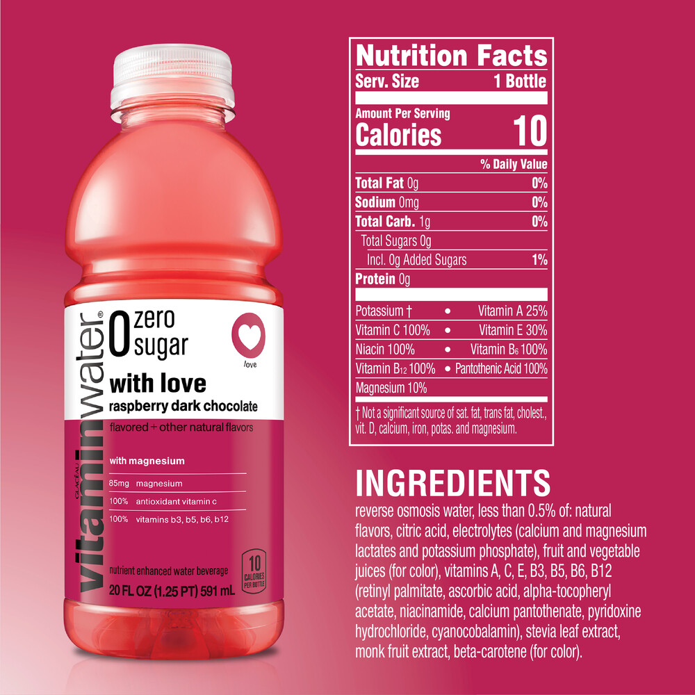 Ingredient Label Vitamin Water