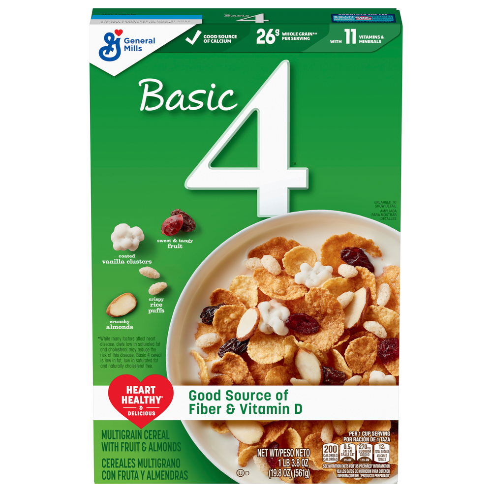 General Mills Basic 4 Multigrain Cereal