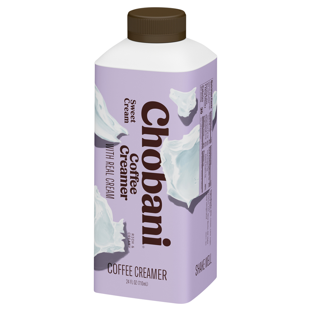 Chobani Coffee Creamer, Sweet CreamFrontRightElevated