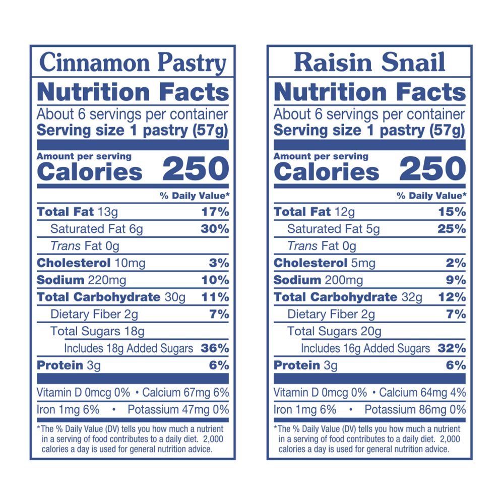 Svenhard's Pastries, Cinnamon & Raisin, 12 Variety PackNutritionFacts
