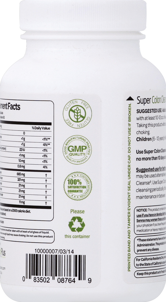 Super Colon Cleanse Super Colon Cleanse, 530 mg, Capsules
