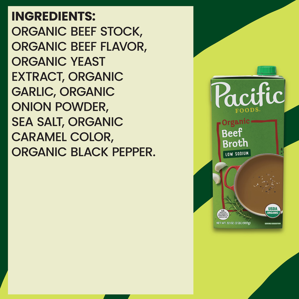 Pacific Foods Beef Broth, OrganicIngredients