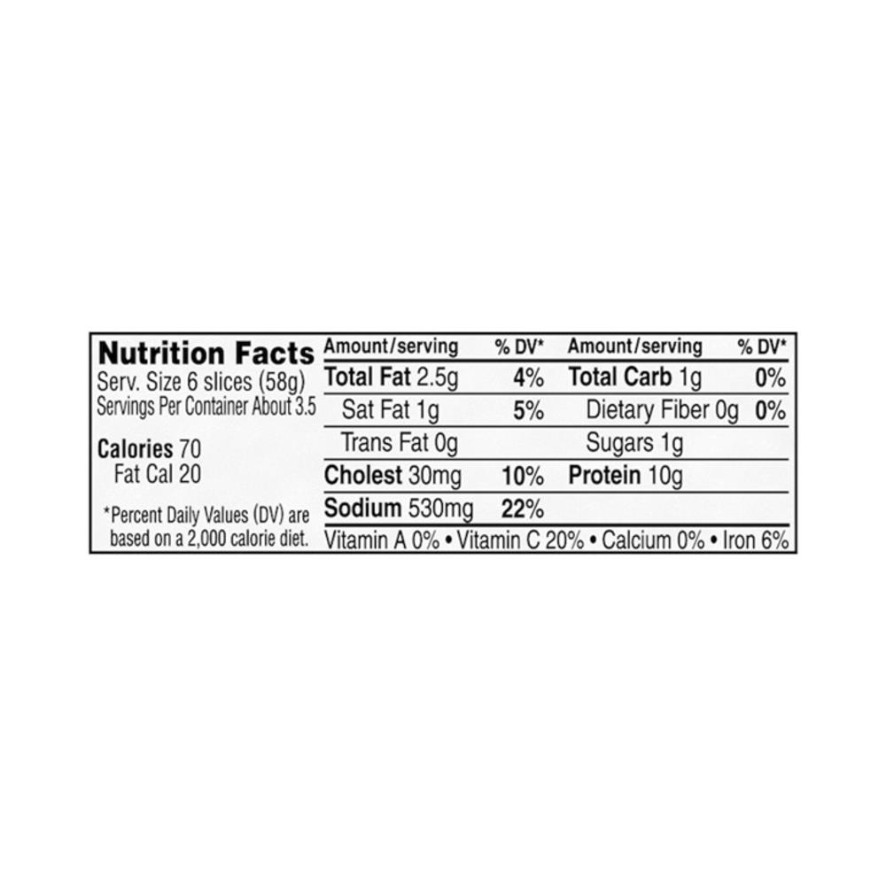 Oscar Mayer Deli Fresh Roast Beef, Slow RoastedNutritionFacts