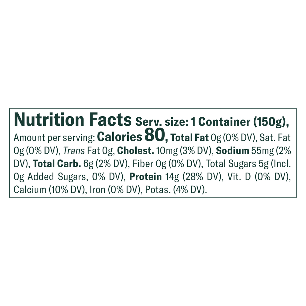 Chobani Yogurt, Greek, Nonfat, PlainNutritionFacts