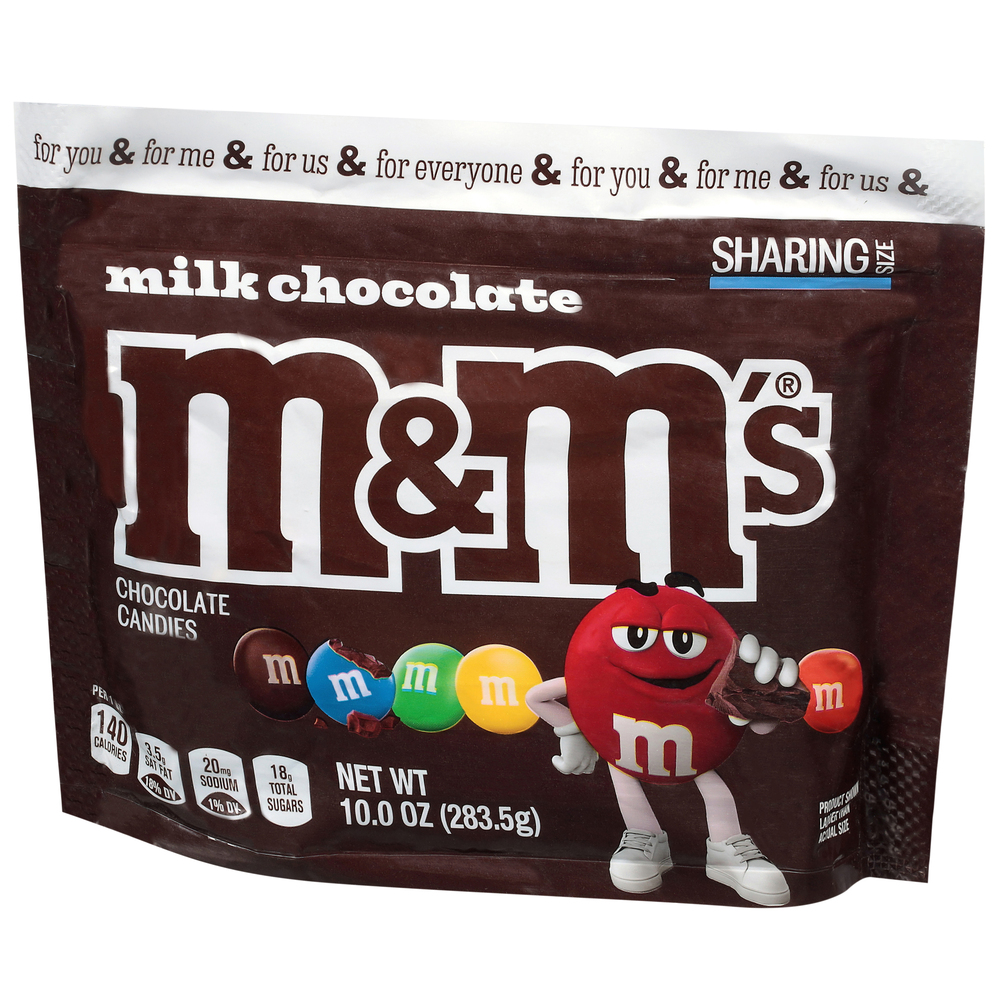 M&M's Milk Chocolate Chocolate Candies Sharing Size