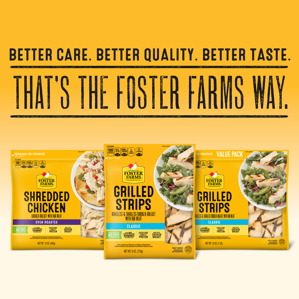 Foster Farms Southwestern Seasoned Grilled Chicken Breast Strips