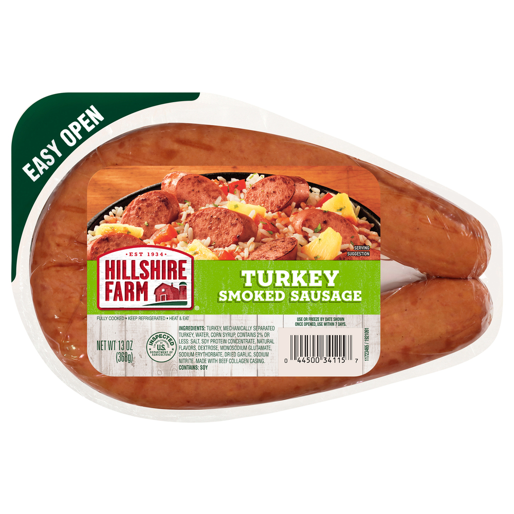 Hillshire farm hot smoked sausage hot sale