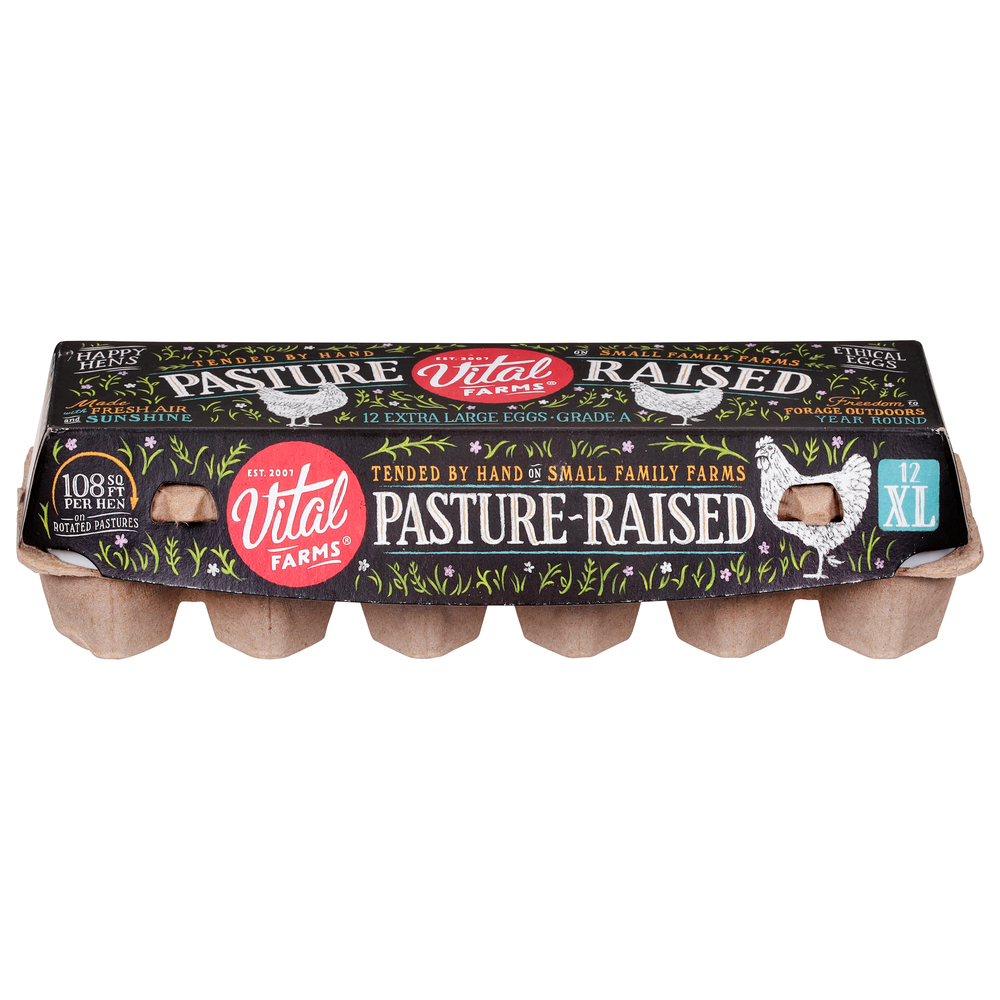 Vital Farms Eggs, PastureRaised, Extra LargeMain