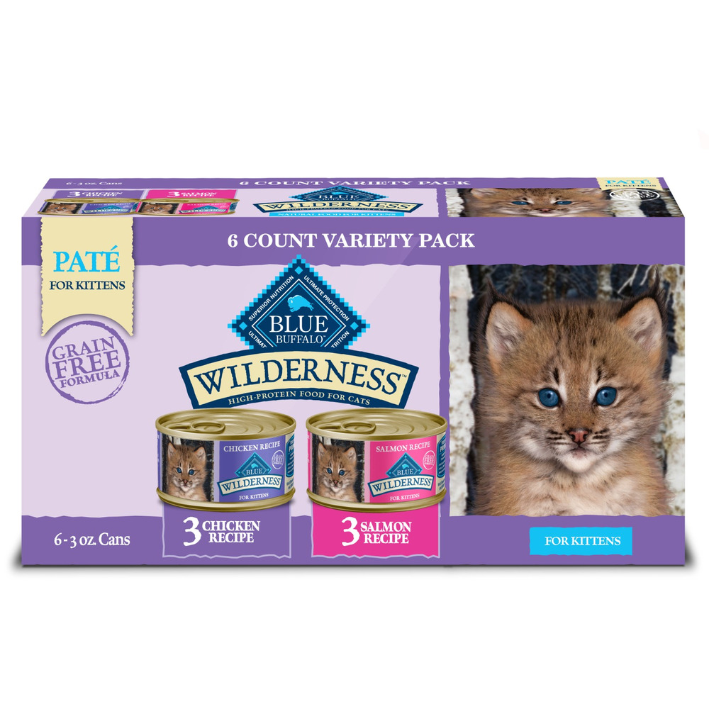 Blue Buffalo Wilderness Kitten Food, High-Protein & Grain