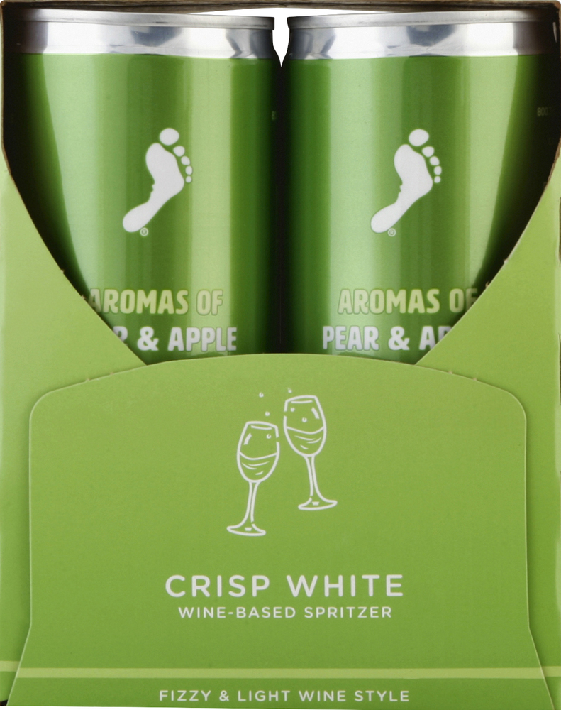 Barefoot Spritzer Crisp White Wine 4 Single Serve-Planogram-Right