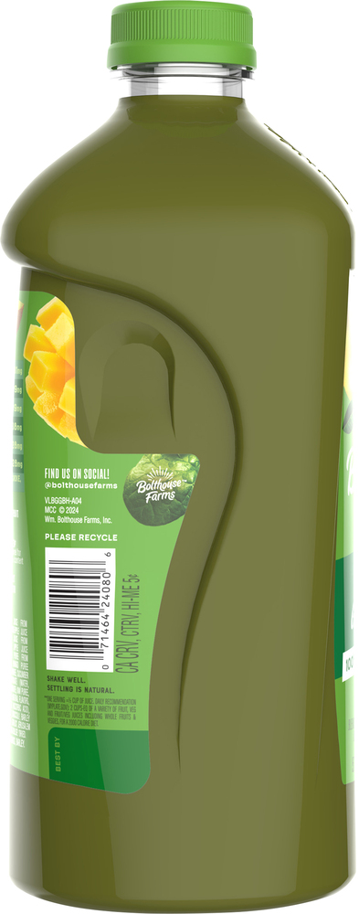 Bolthouse Farms Green Goodness 100% Juice Smoothie, Green Goodness-Planogram-Left