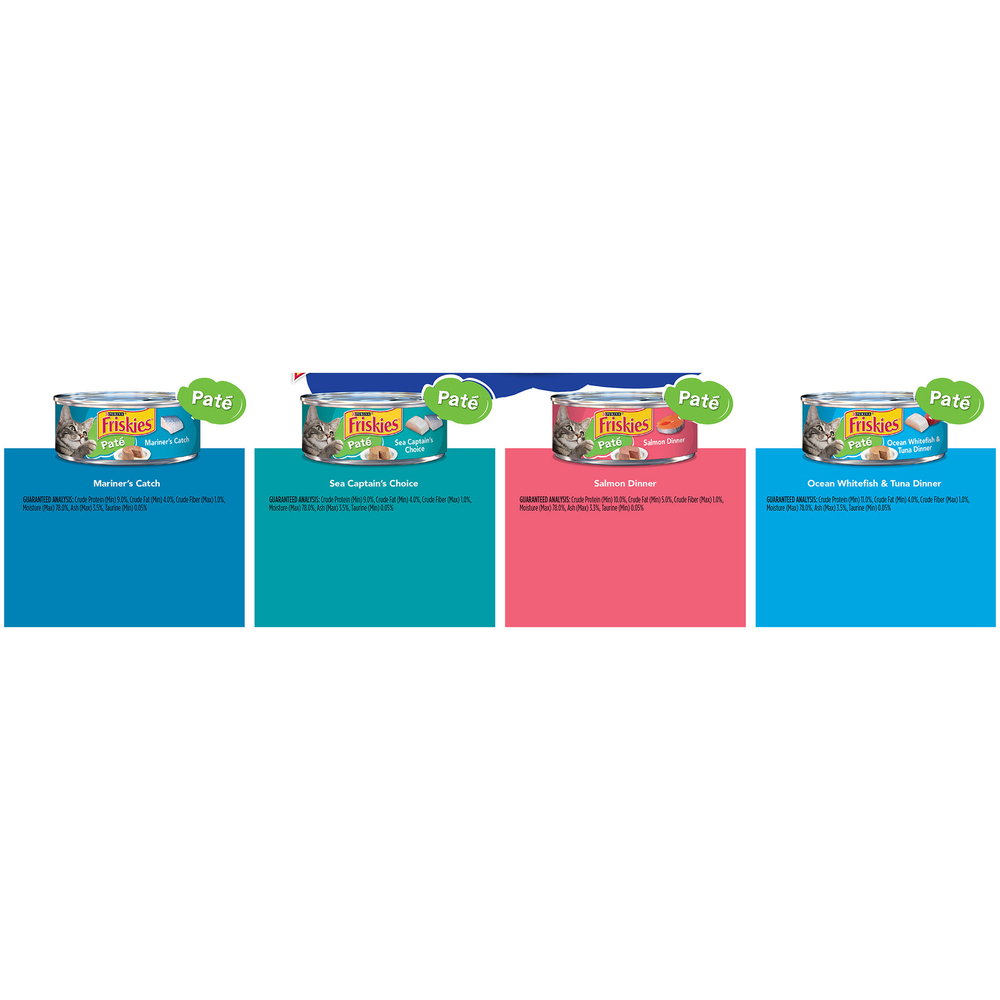 Friskies Cat Food Seafood Pate Favorites
