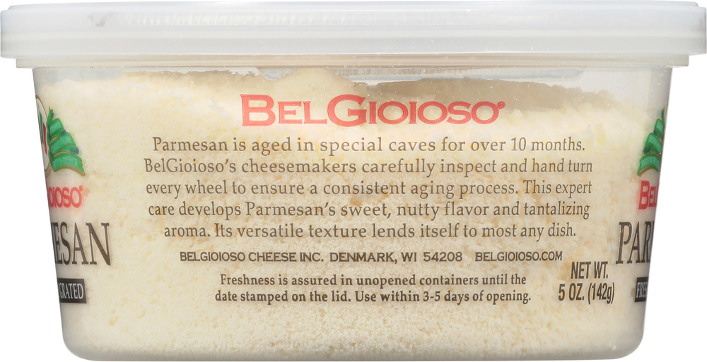 BelGioioso Parmesan, Freshly GratedPlanogramLeft