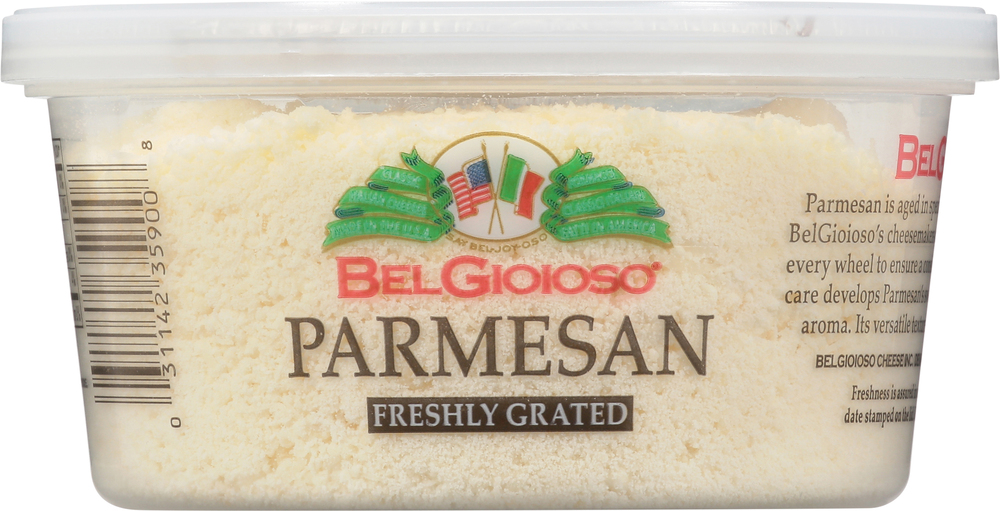 BelGioioso Cheese, Freshly Grated, ParmesanPlanogramBack