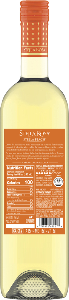 Stella Rosa L'Originale Semi-Sweet Stella Peach