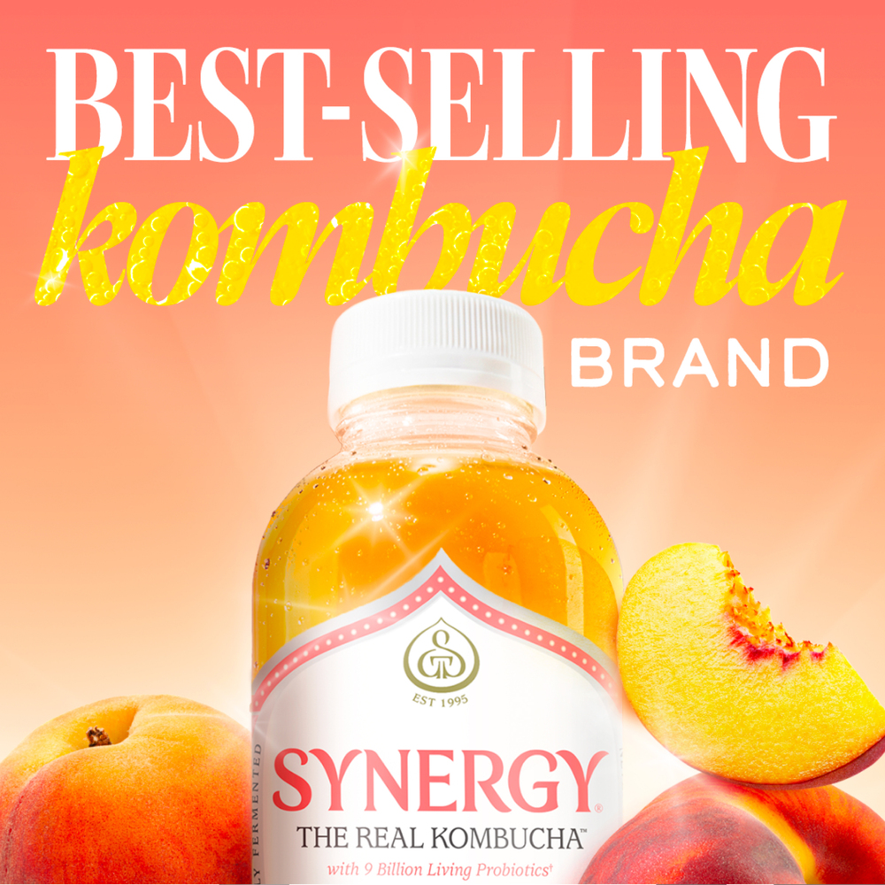 Synergy Peach Paradise Kombucha