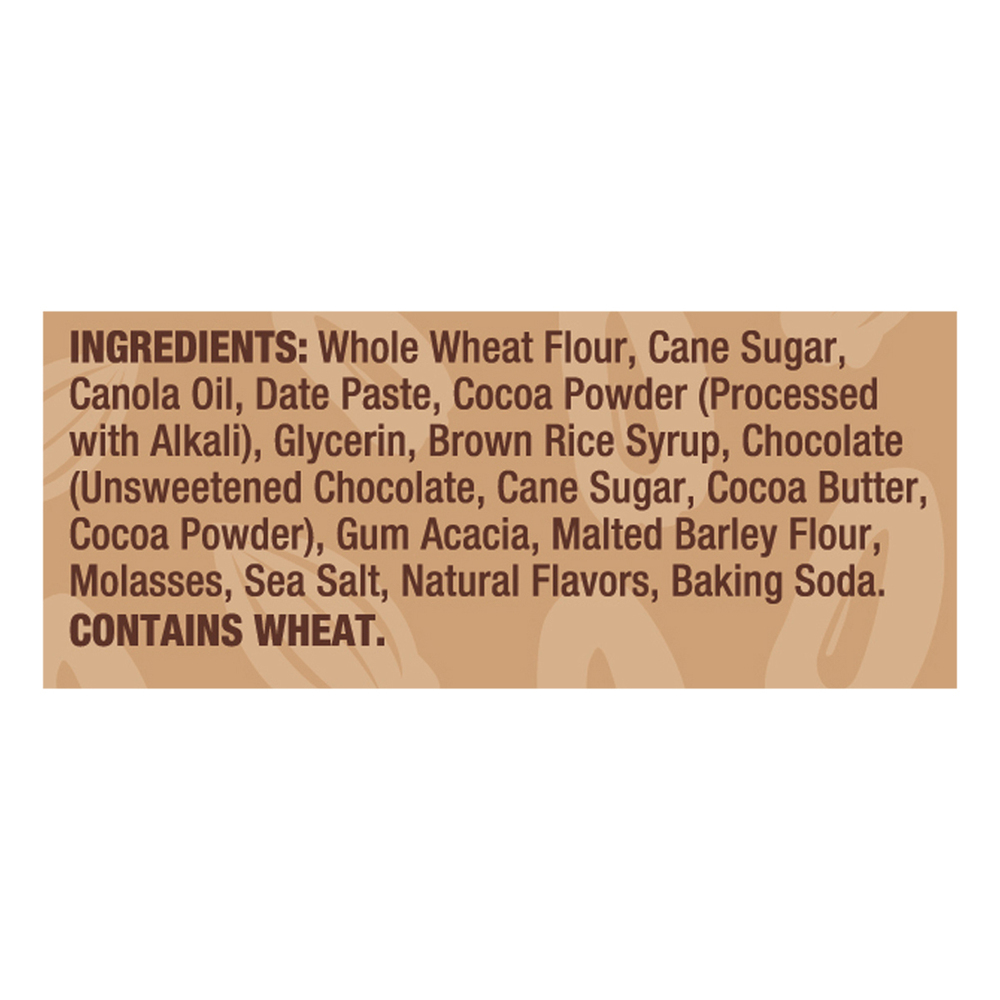 Nature's Bakery Brownie, Double ChocolateIngredients