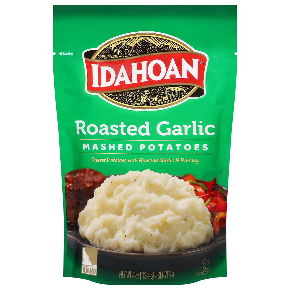 Idahoan roasted sales garlic mashed potatoes