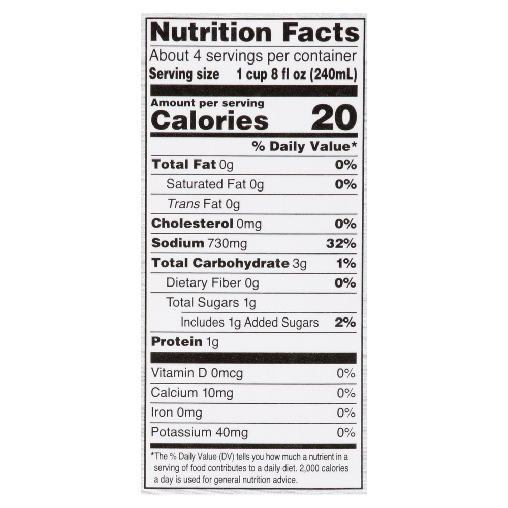 Raley's Chicken BrothNutritionFacts