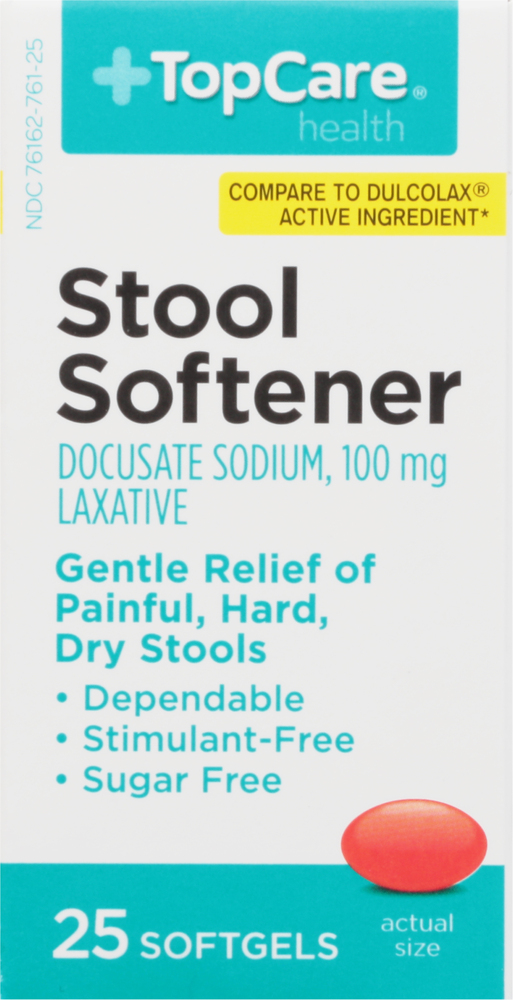 TopCare Health Stool Softener, 100 mg, SoftgelsPlanogramRight