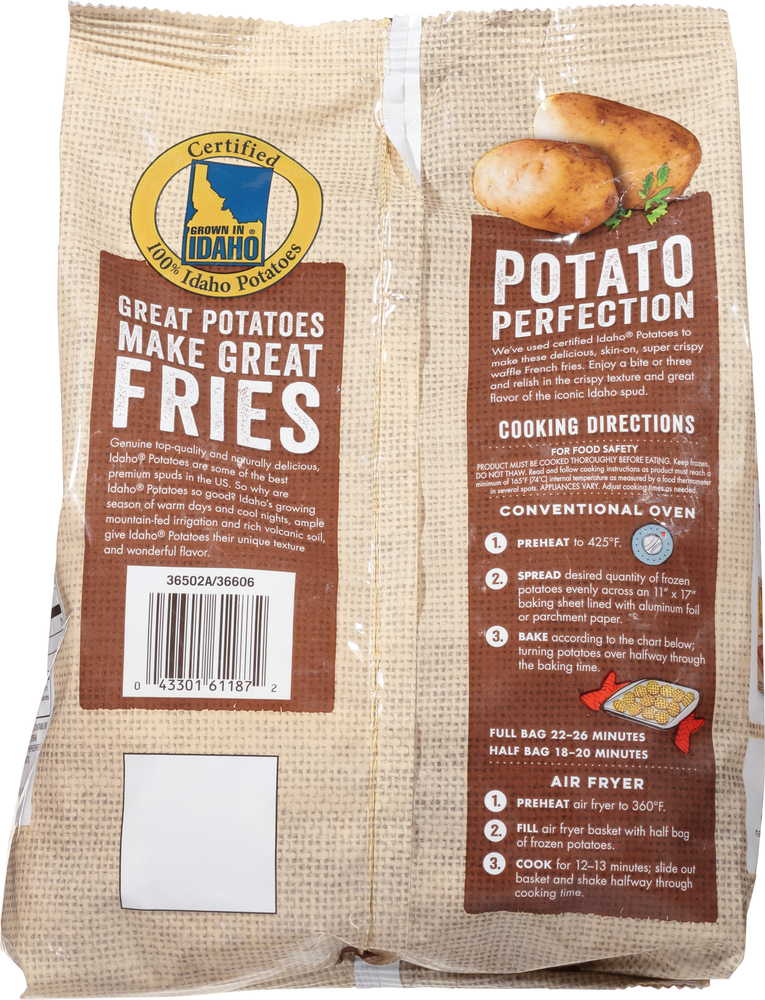 Lamb Weston Waffle Fries, Super CrispyPlanogramBack