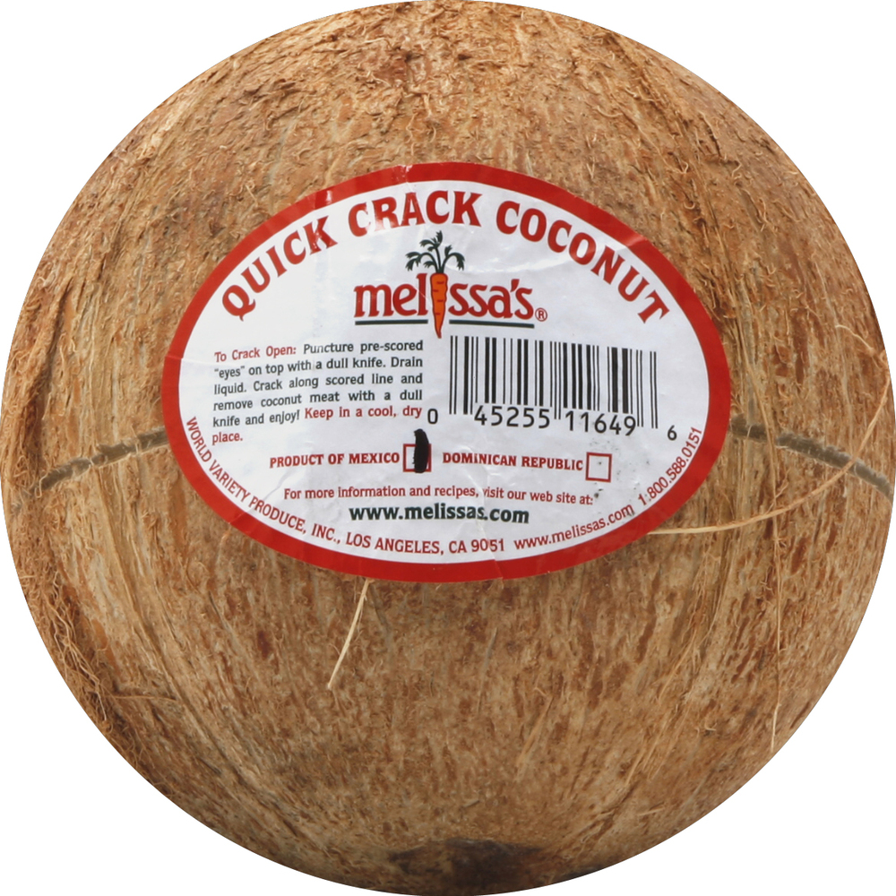 Melissa's Coconut, Quick Crack