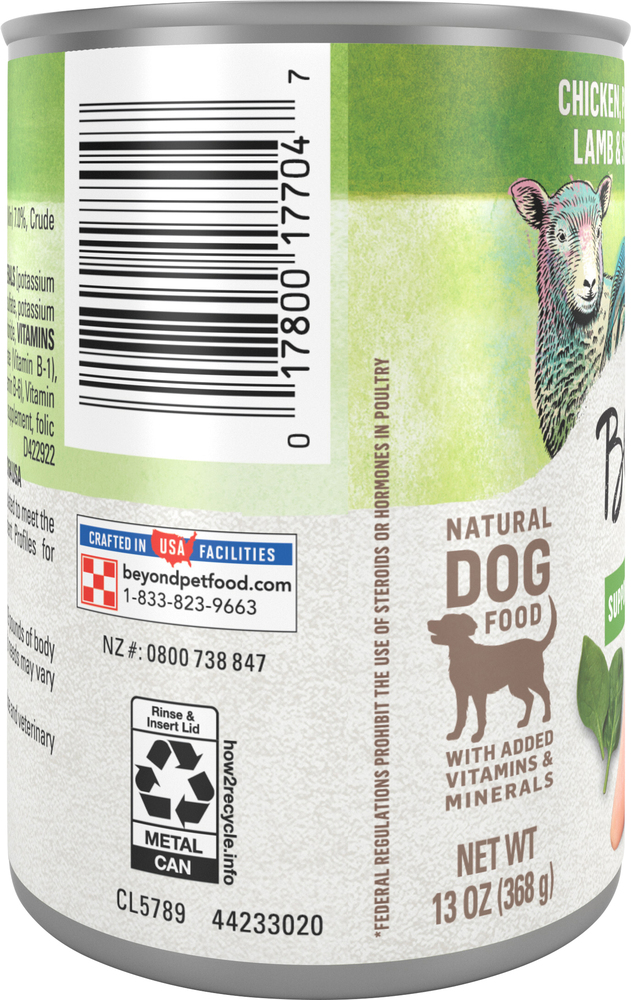 Beyond lamb dog food on sale