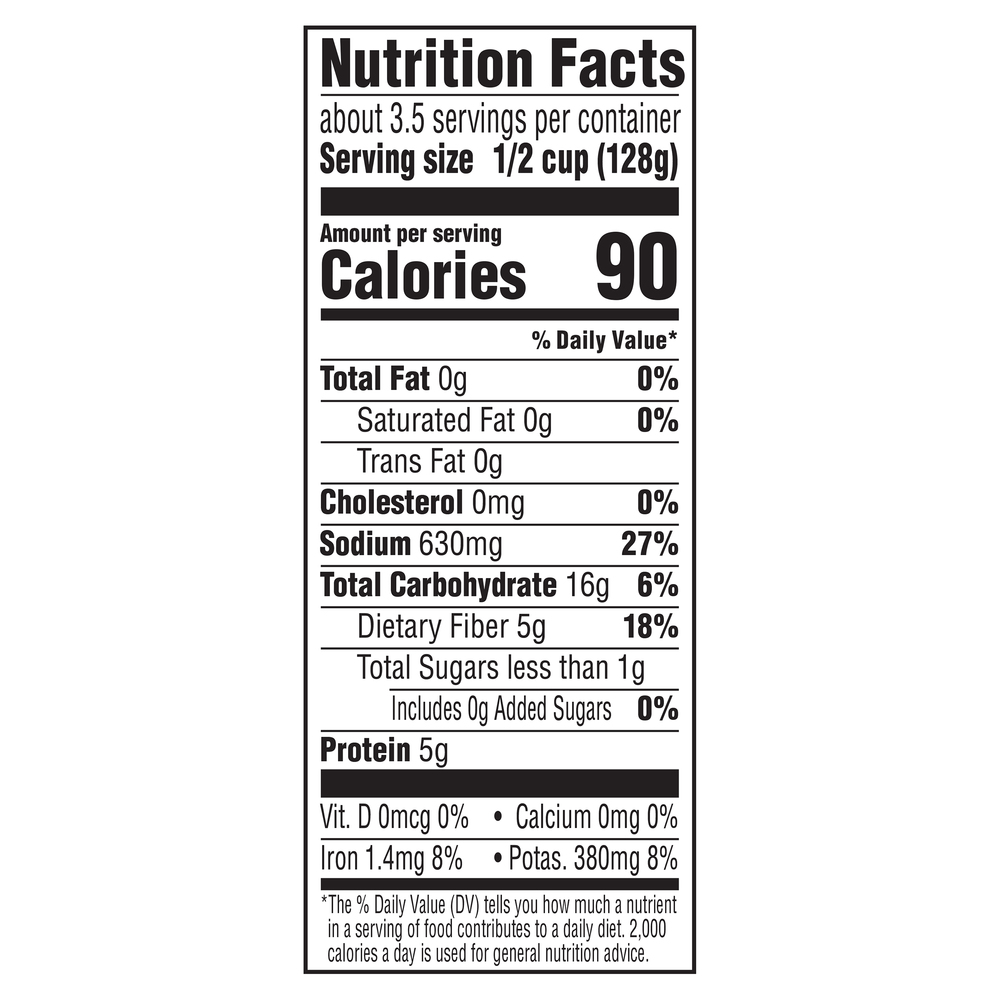 Rosarita Refried Beans, No Fat, Green Chile & LimeNutritionFacts