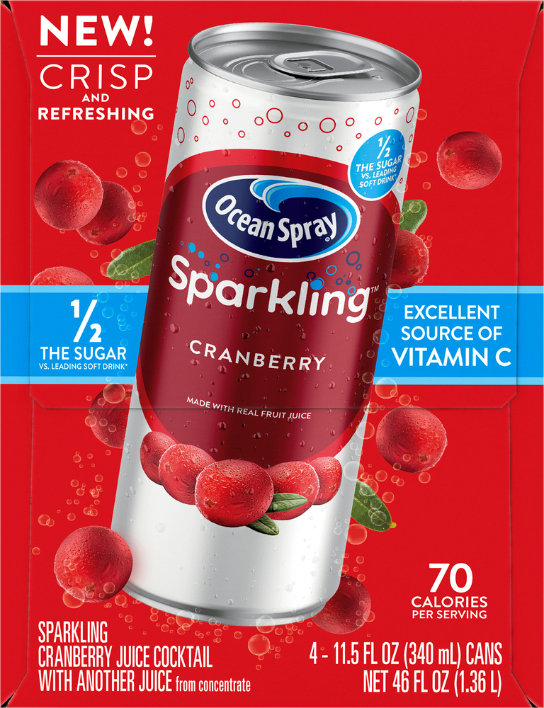 Ocean spray sales sparkling cranberry