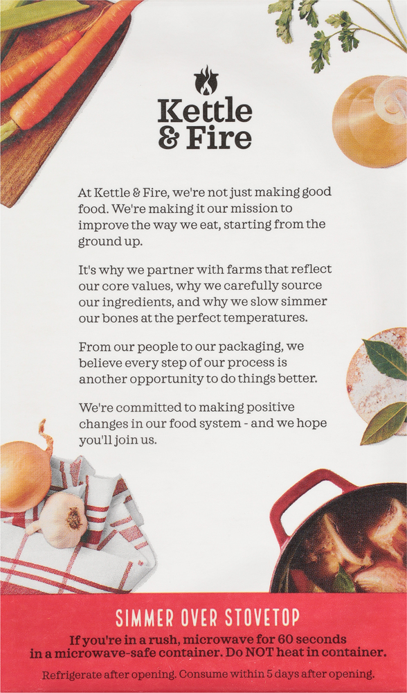Kettle & Fire Bone Broth, Classic BeefPlanogramBack