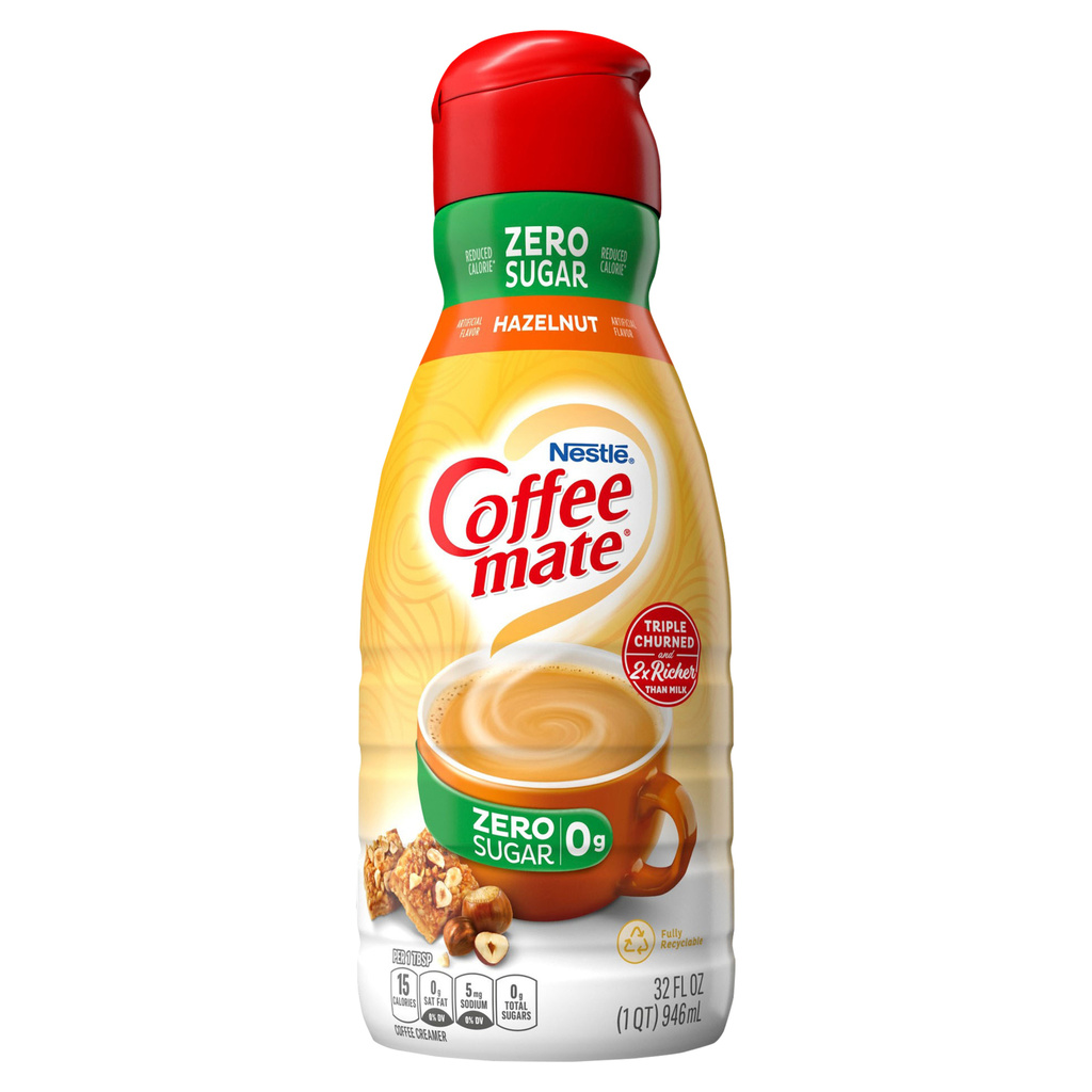 CoffeeMate Creamer, NonDairy, HazelnutHero