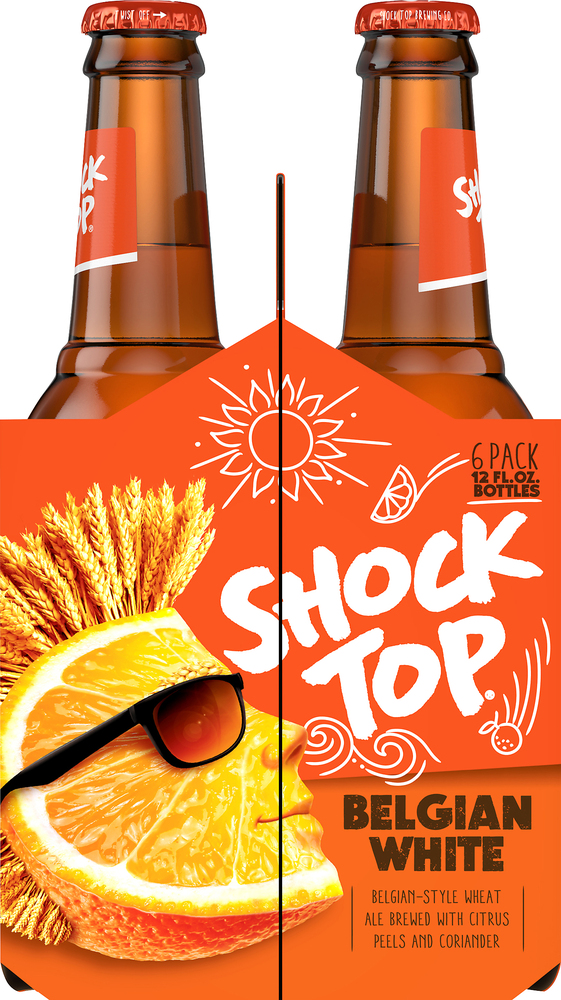 Shock Top Beer, Belgian White, 6 Pack-Planogram-Right