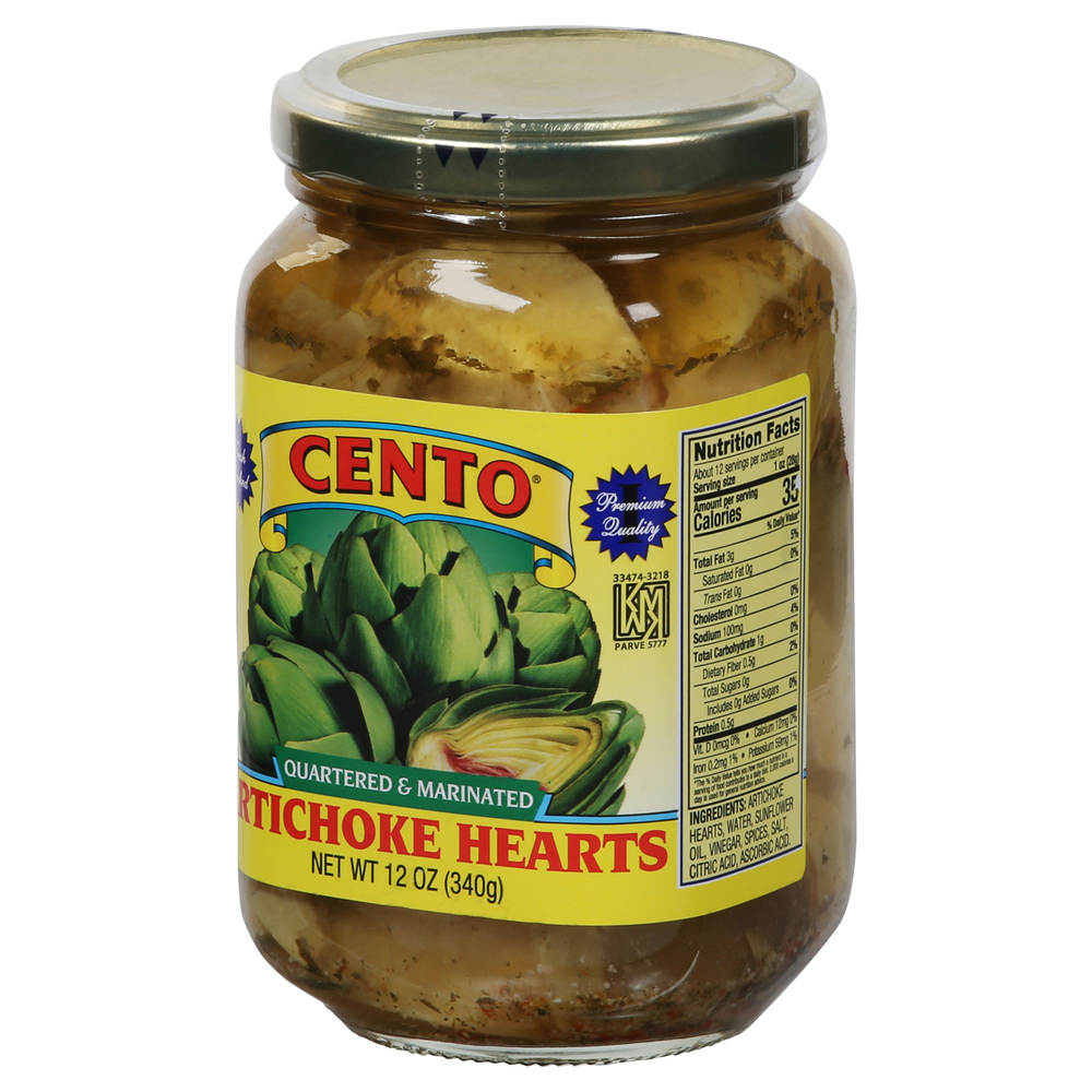 Cento Artichoke Hearts, Quartered & Marinated