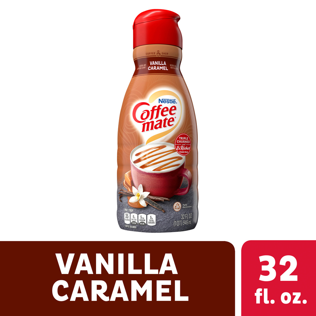 Coffee Mate Creamer Non Dairy Vanilla Caramel Duo Hero