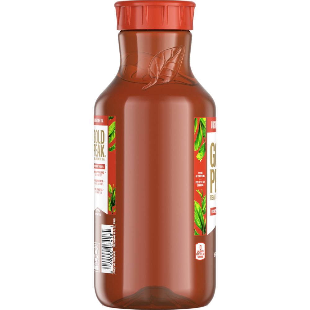 Gold Peak Unsweetened Black Iced Tea Bottle