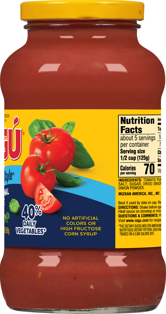 Ragu Old World Style Traditional Sauce