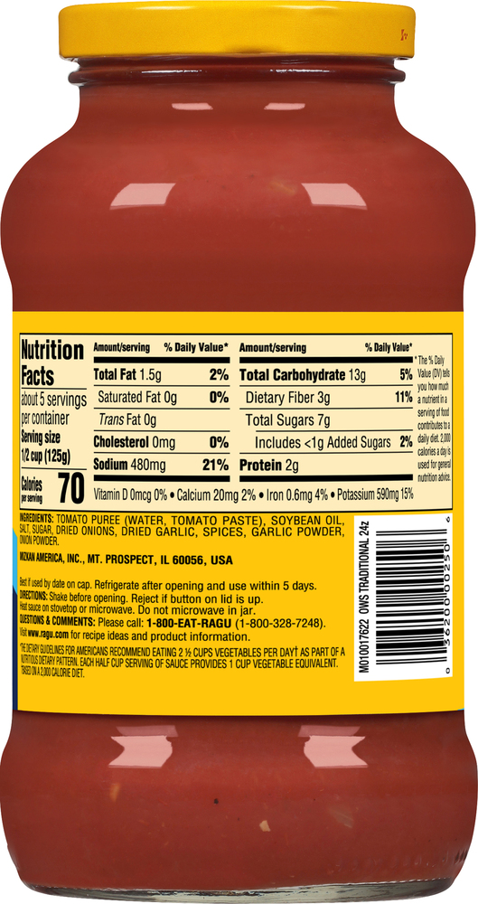 Ragu Old World Style Traditional Sauce