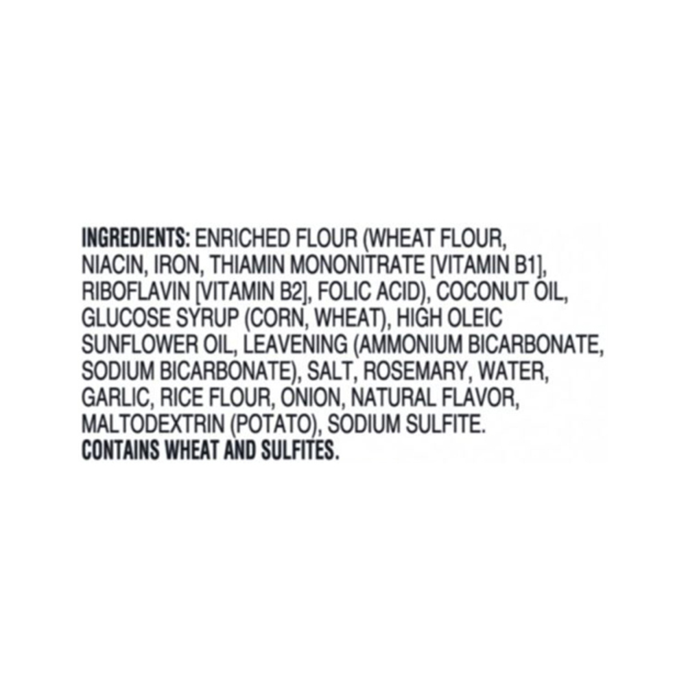 Carr's Crackers, Rosemary, Rich & SavoryIngredients