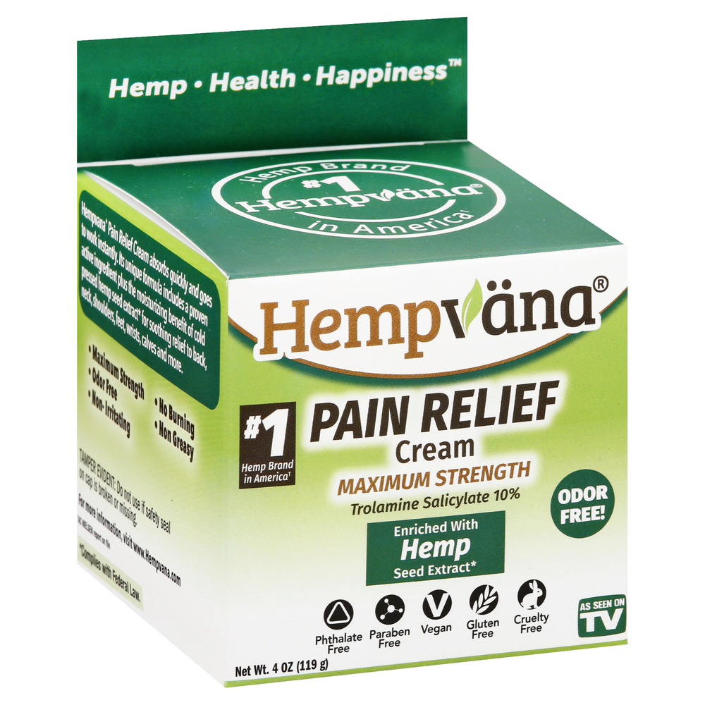 Hempvana Pain Relief Cream, Maximum StrengthMain