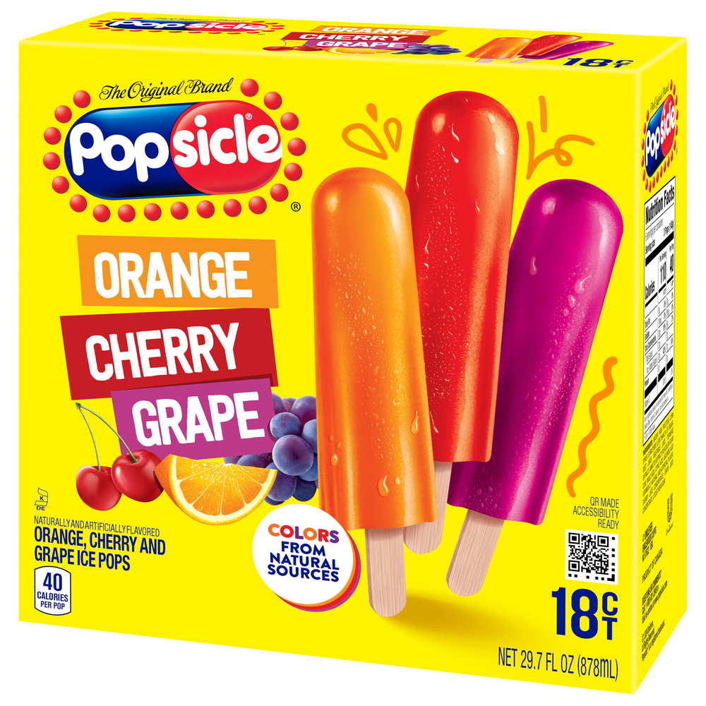 Popsicle Ice Pops, Assorted