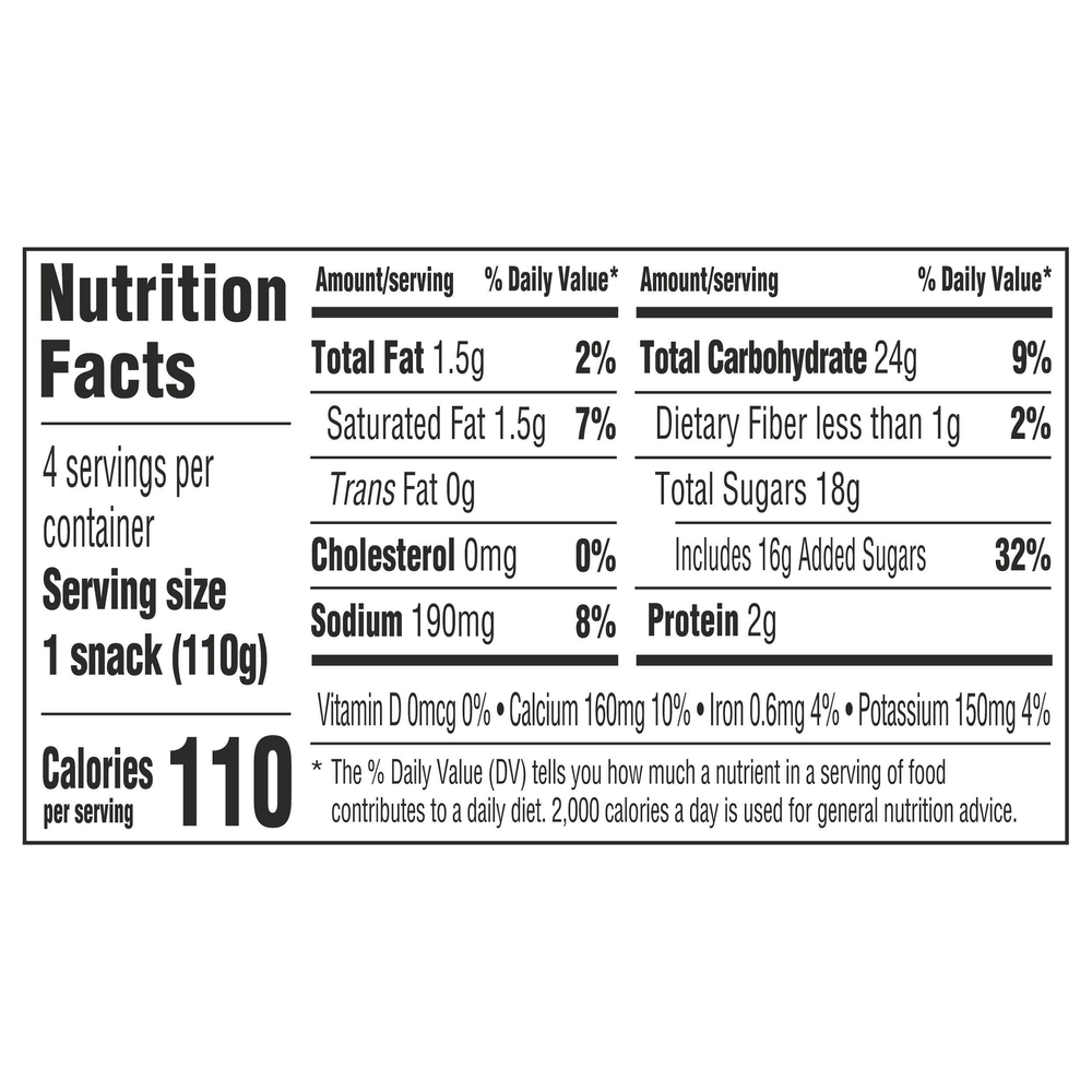 JellO Pudding Snacks, Chocolate Vanilla SwirlsNutritionFacts