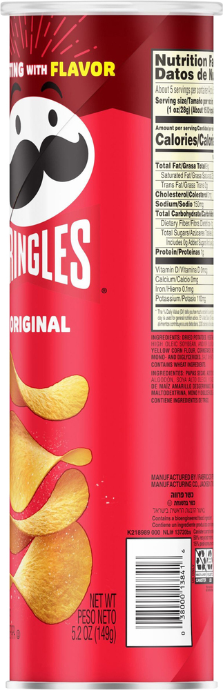 pringles potato crisps