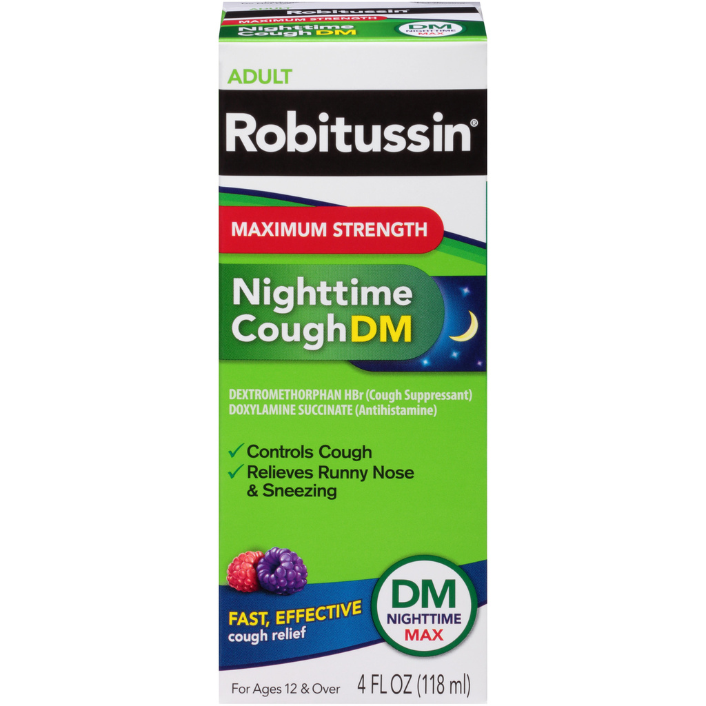 Robitussin Nighttime Cough DM Maximum Strength Adult